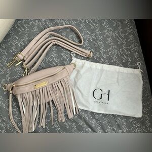 GRAY HAUS western vegan leather belt-bag